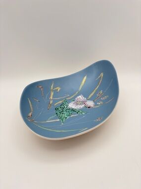 Herta Gertz BC Ceramics Console Bowl "Trillium" Mid century Art Pottery Canada